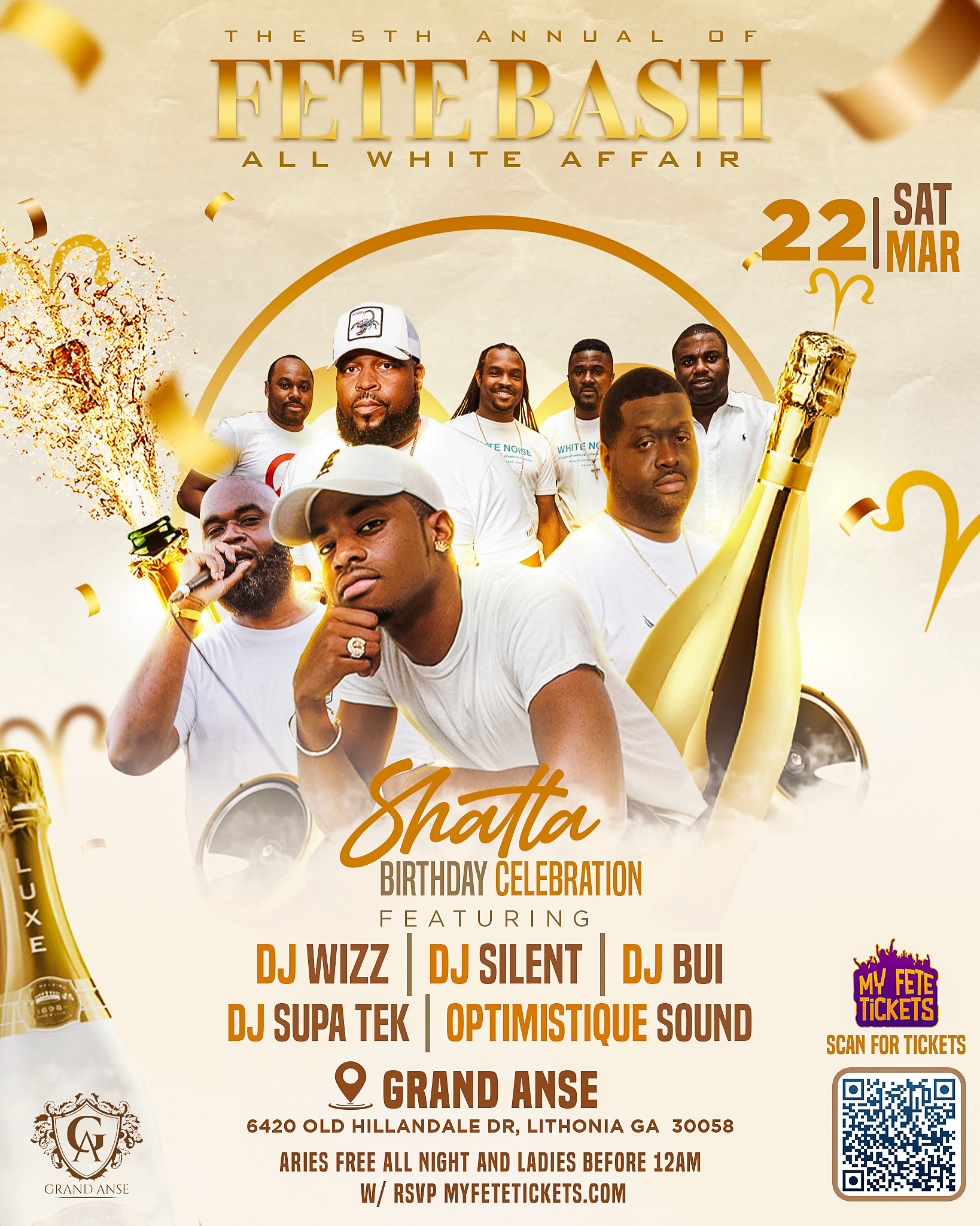 Fete Bash All White Affair